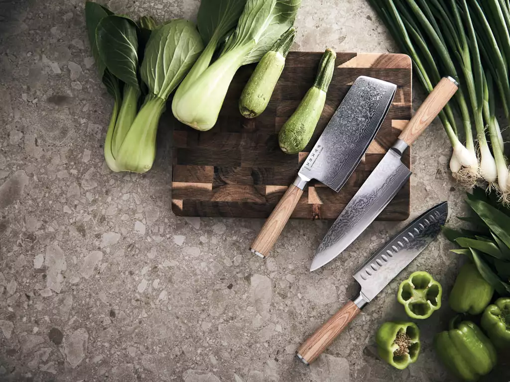 Couteaux avec lame en inox